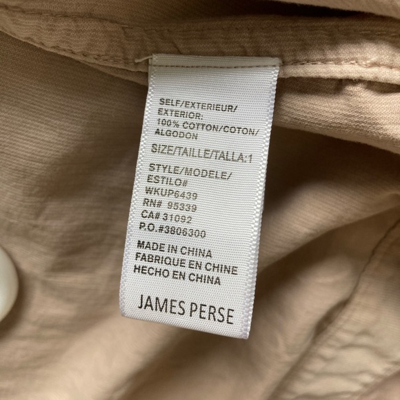 James Perse Jumpsuit in Ultra Fine Lightweight Corduroy Sz 1 (Small) - Picture 7 of 7